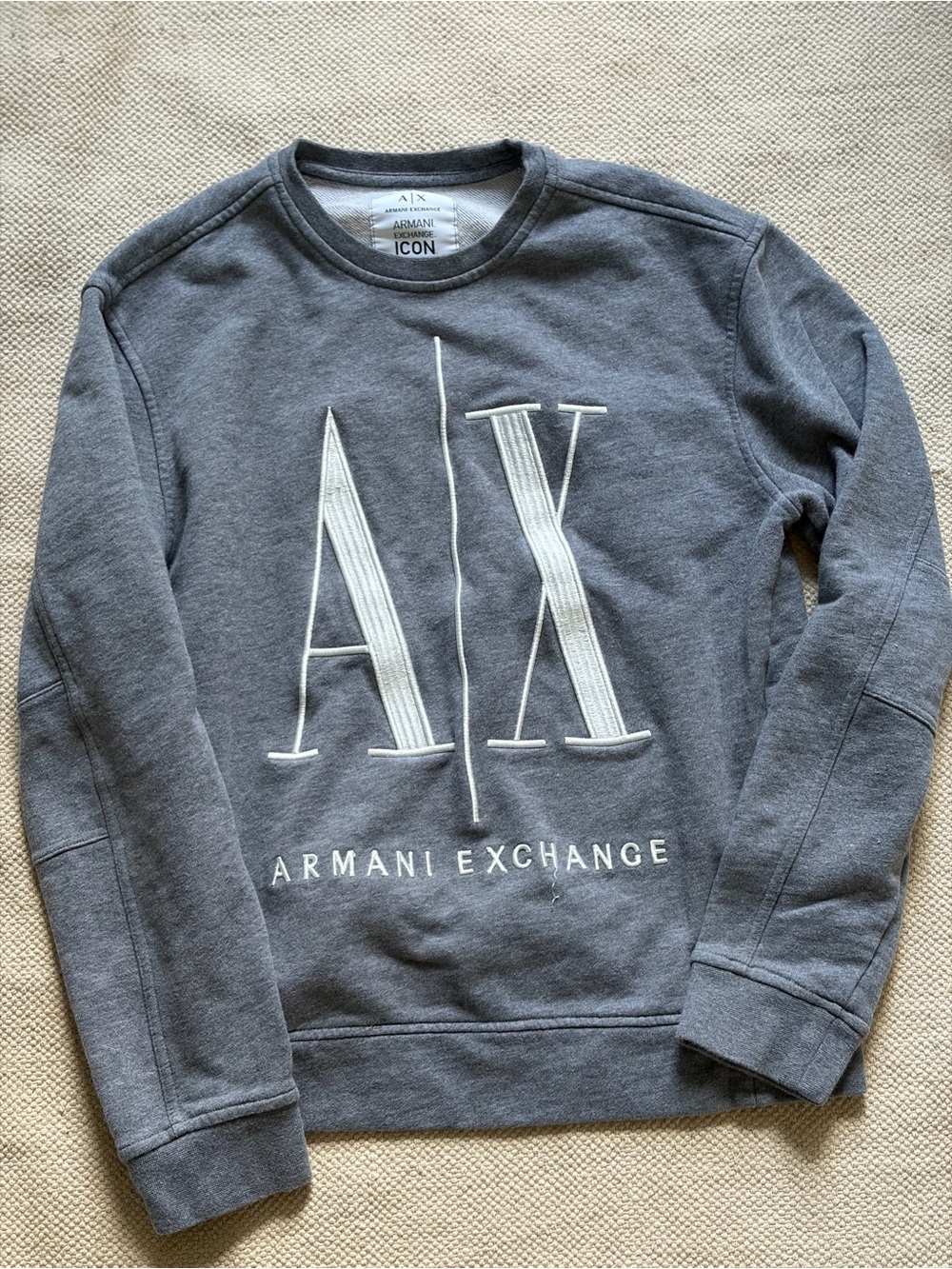 Armani Exchange ICON Heather Grey Hoodie